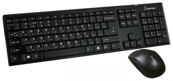 SmartBuy Комплект клавиатура+мышь 109312AG Black (SBC-109312AG-K)/10