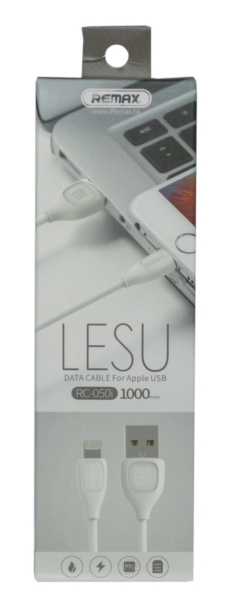 Main image of Remax Lesu Cable RC-050i Lightning (розовый)