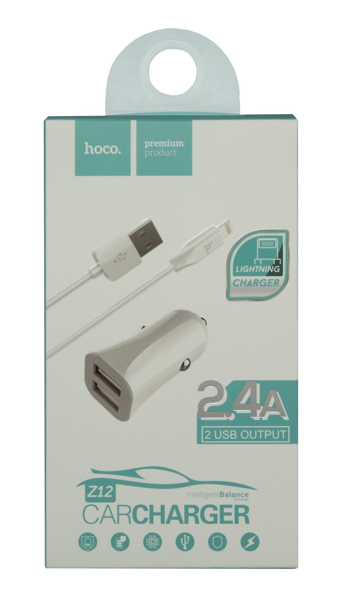 Main image of Hoco Z12 2USB для Lightning 2.4A