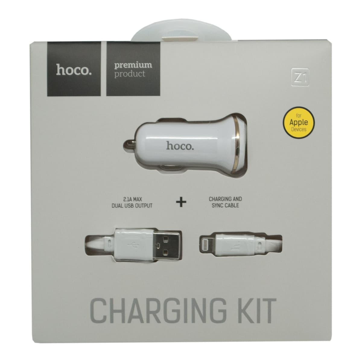 Hoco Z1 2USB для Lightning 2.1A