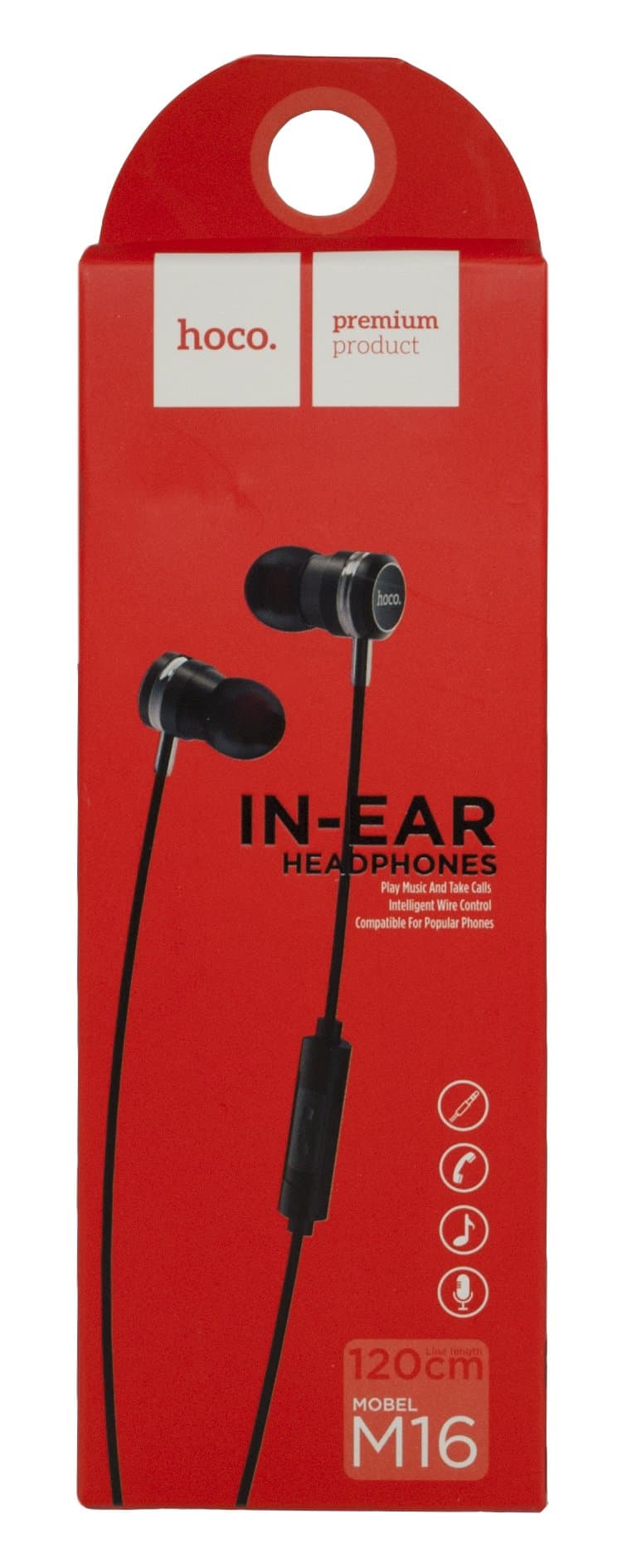 Hoco M16 Ling sound metal 1.2m (серебро)