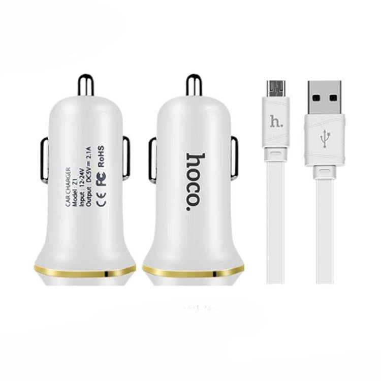 Hoco Z1 2USB для MicroUSB (2.1A)
