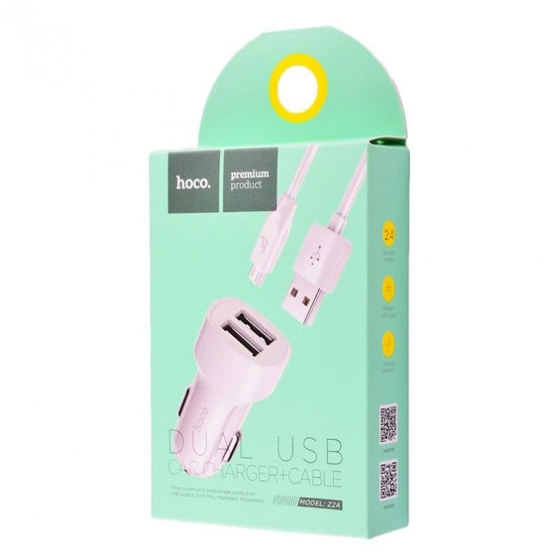 Main image of Hoco Z2A 2USB для MicroUSB (2.4A)