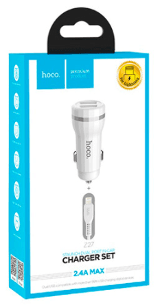 Main image of Hoco Z27 2USB + Lightning (2.4A)