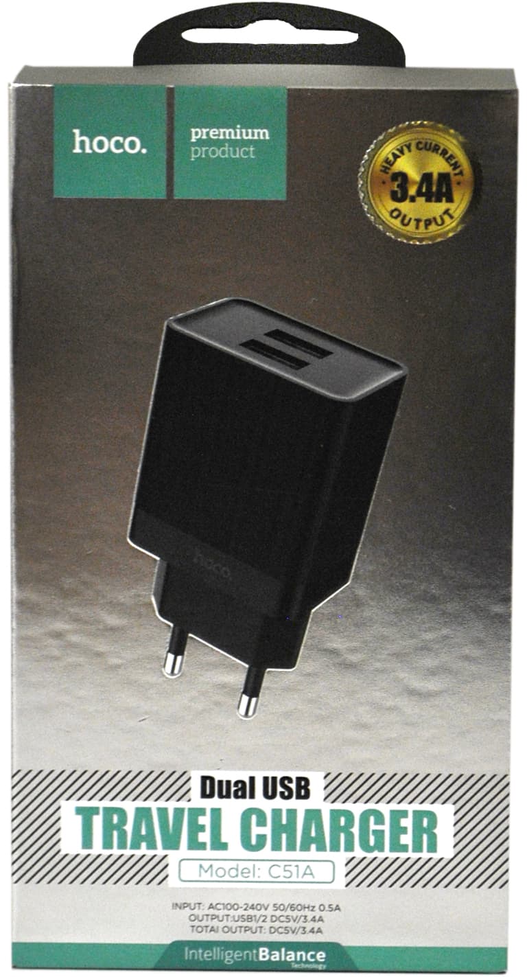 Main image of Hoco C51A 2USB 3.4A