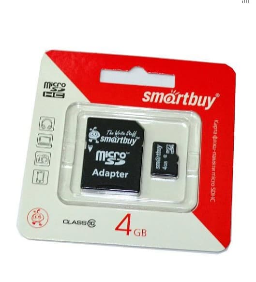 Main image of SmartBuy microSD 4GB Class 10