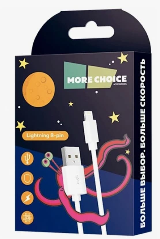 Main image of More Choice K13i для Lightning 2.1A (1м)