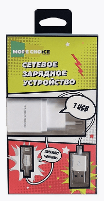 Main image of More Choice NC33i 1USB для Lighting (1A)