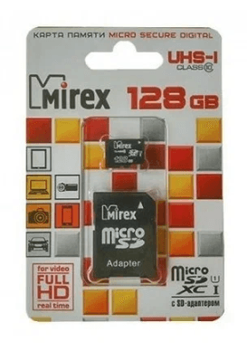 Main image of Mirex microSD 128GB Class 10