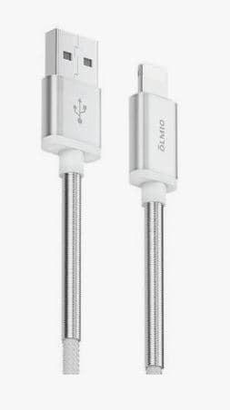 Olmio Кабель USB 2.0 - Lightning 2.1A (1м)