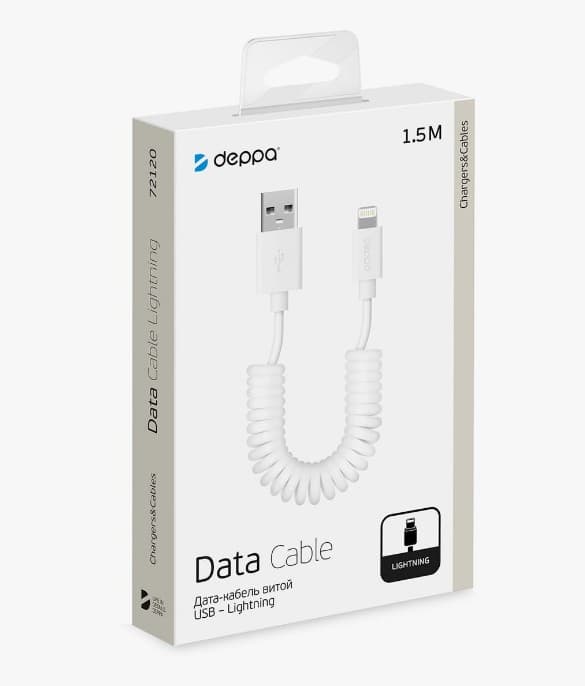 Main image of Deppa USB - Lightning витой 1.5м