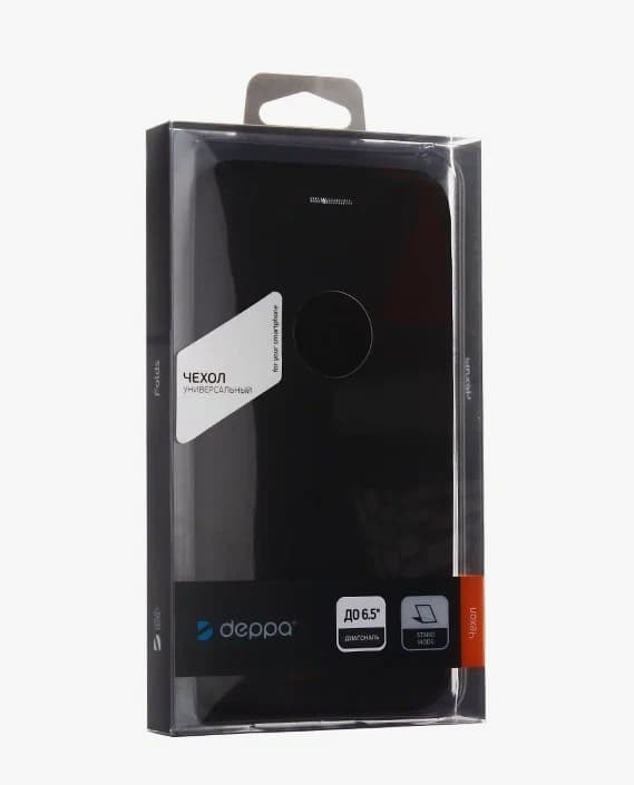 Deppa Shell Case L (до 6.5) черный