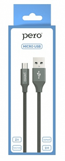 Main image of PERO DC-02 для MicroUSB 2А (1м)