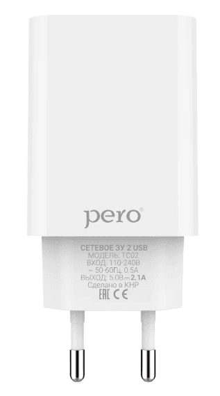 Main image of PERO TC02 2USB (2.1A)