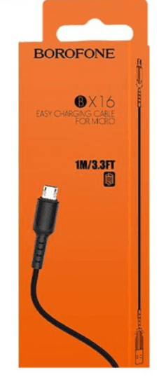 Main image of Borofone BX16 для MicroUSB 2.4A (1м)