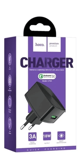 Main image of Hoco C70A 1USB 3.0A QC3.0