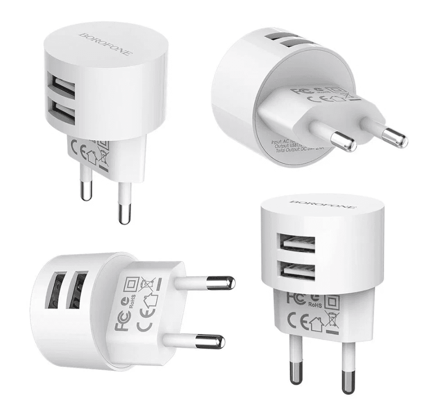 Main image of Borofone BA23A 2USB  (2.4A)