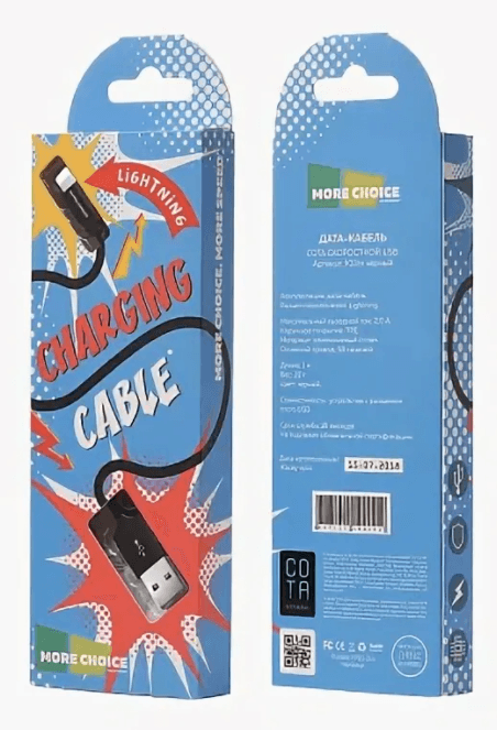 Main image of More Choice K12m для MicroUSB 1м (2.1A)