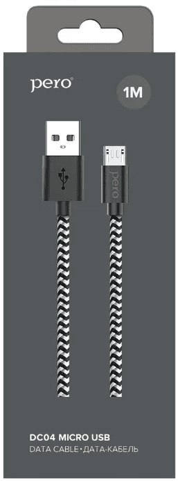 Main image of PERO DC-04 для MicroUSB 2А (2м)