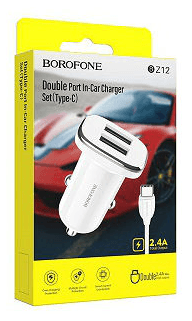 Main image of Borofone BZ12 2USB для Type-C (2.4A)
