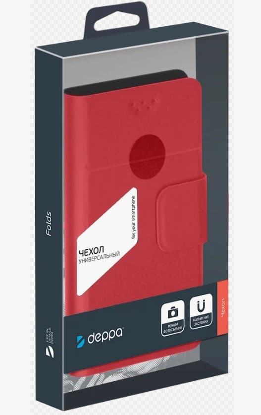 Main image of Deppa Wallet Fold Basic L красный