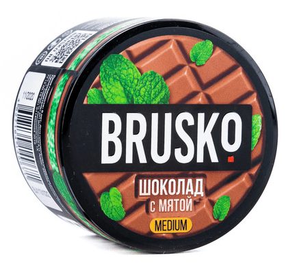 BRUSKO Шоколад с мятой, 250г (medium)