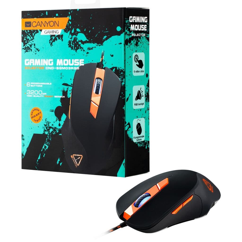 Main image of Canyon GM-3. Мышка игровая ECLECTOR