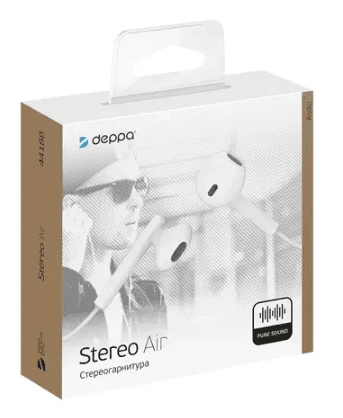 Main image of Deppa Stereo Air (белый) 44188