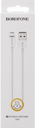 Main image of Borofone BX22 для MicroUSB 2.4A (1м)