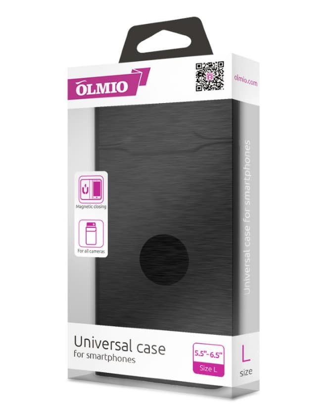 Main image of Olmio Для смартфона р.L (5.5-6.5) (черный)