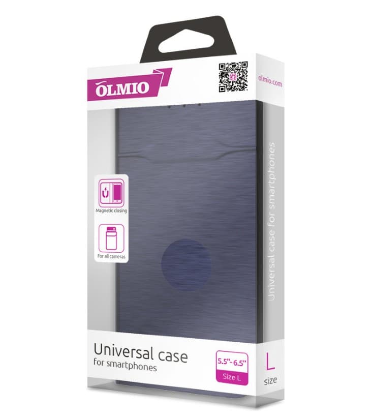 Olmio Для смартфона р.L (5.5-6.5) (темносиний)