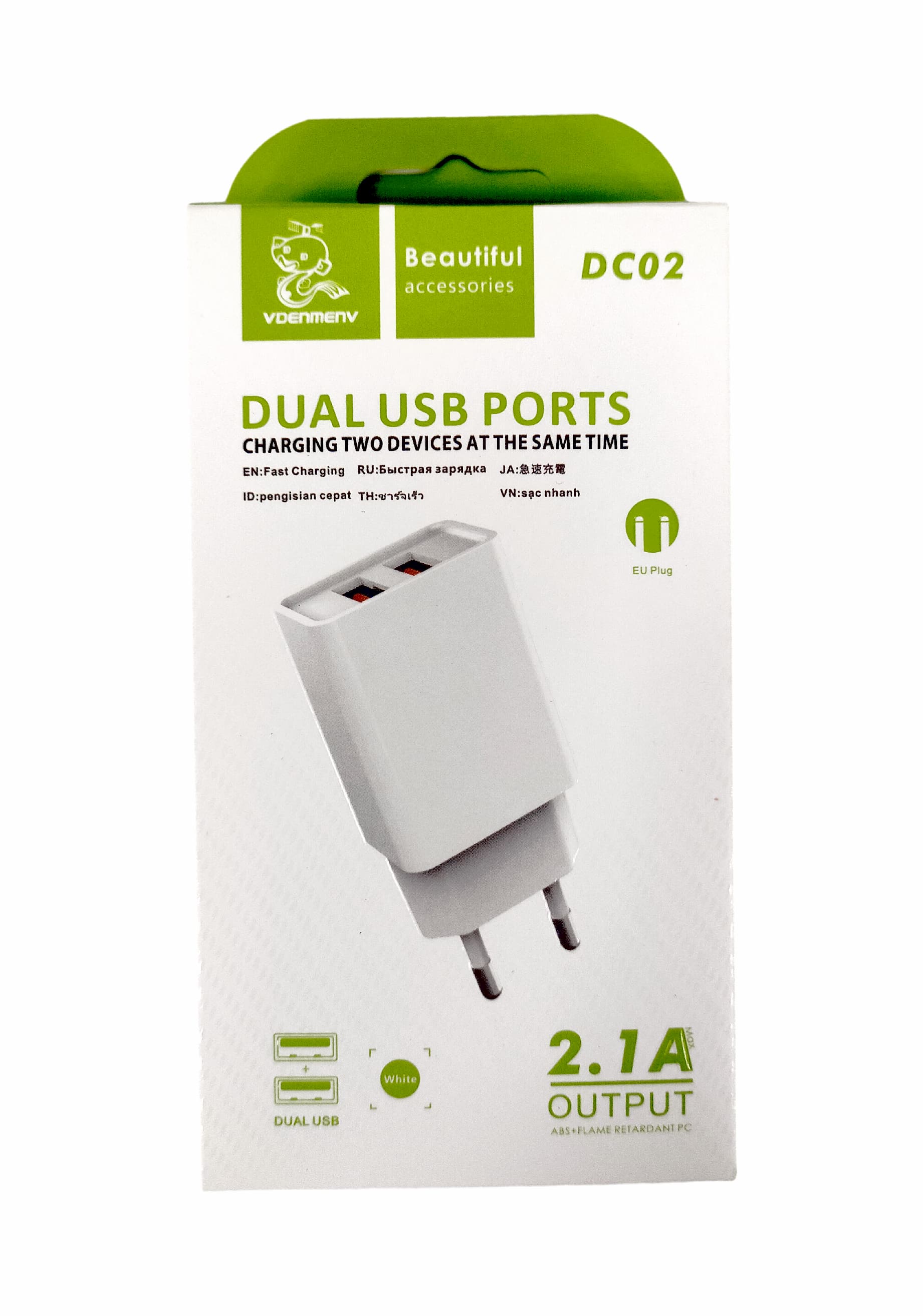 Main image of Denmen DC02 2USB (2.1А)