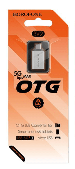 Main image of Borofone BV2 MicroUSB>USB (OTG)