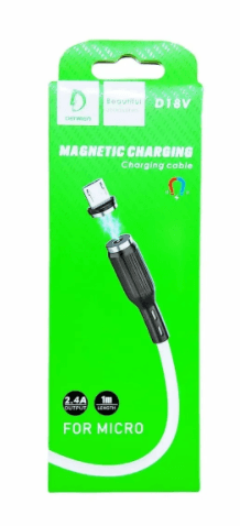 Main image of Denmen D18V для MicroUSB 2.4А (1м, магнитный)