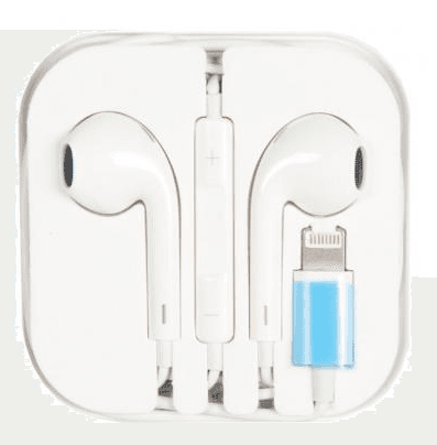 Apple EarPods для lightning (белый) (витринный образец)