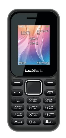 Main image of teXet TM-123 (чёрный)