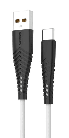 Denmen D19V силиконовый для MicroUSB 2.4А (1м)