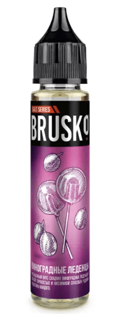 Main image of BRUSKO Salt, 30 мл, Виноградные леденцы, 20мг