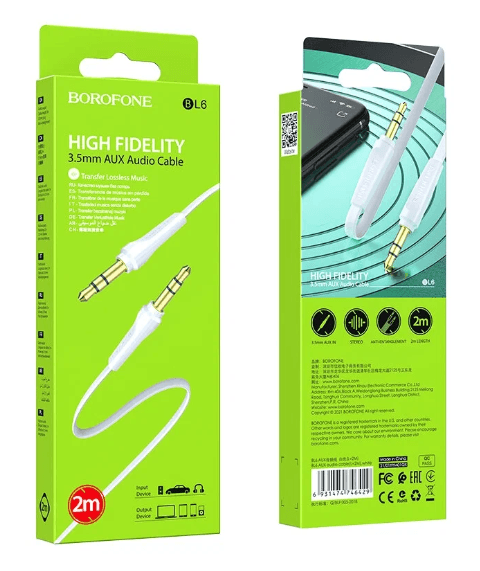 Borofone BL6 для AUX 3.5mm (2м)