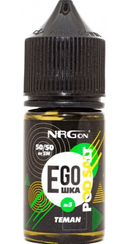 Main image of NRGon EGOшка POD SALT, 30мл, TEMAN (чай, манго), 20мг