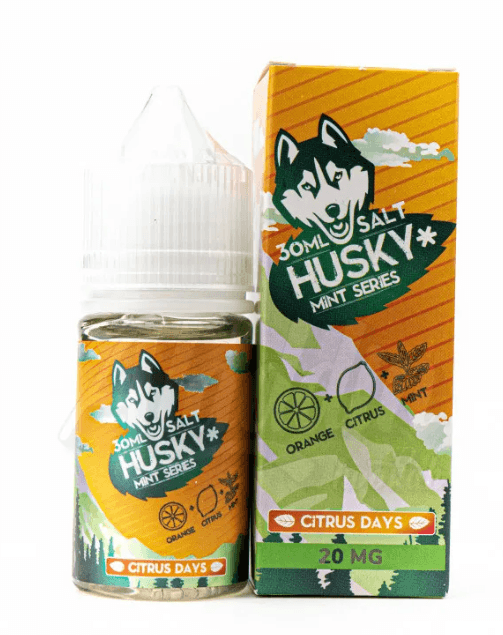 Main image of Husky Mint Series Salt, 30мл, citrus days, 20мг
