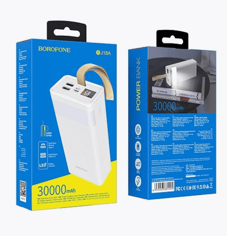 Main image of Borofone BJ18 30000mAh (2USB, LED-светильник)