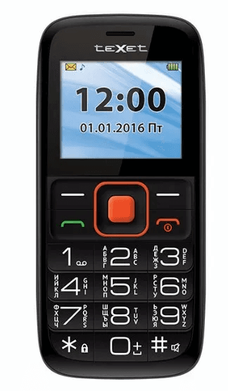 Main image of teXet TM-117 (чёрный)