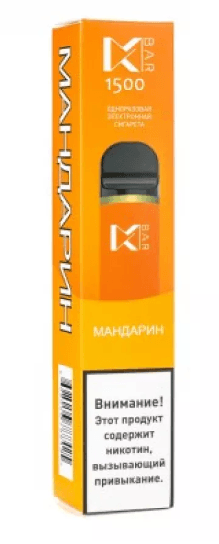 Main image of MK Bar Pods, 1500 затяжек (мандарин)