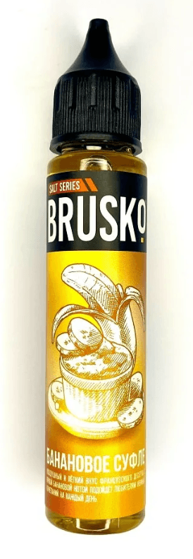 Main image of BRUSKO 30мл, банановое суфле, 6мг