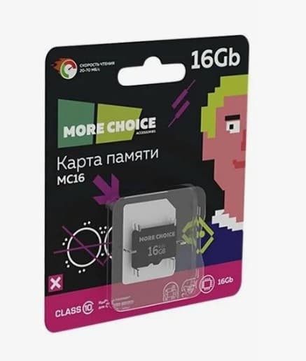 Main image of More Choice microSD 16Gb Class 10