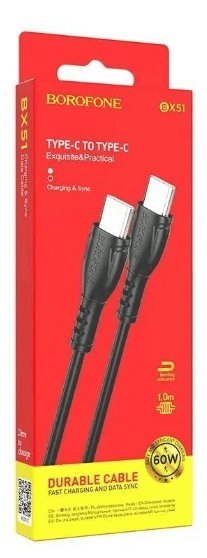Main image of Borofone BX51 PD 60W для Type-C (1м)