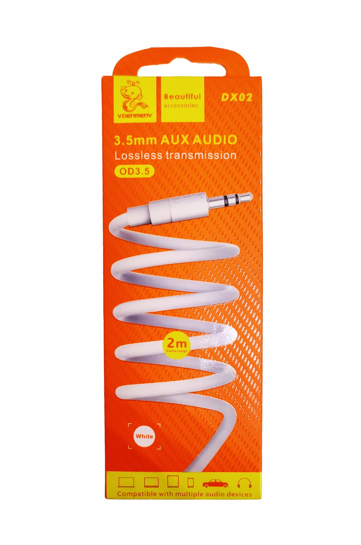Denmen DX02 для AUX 3.5mm (2м)