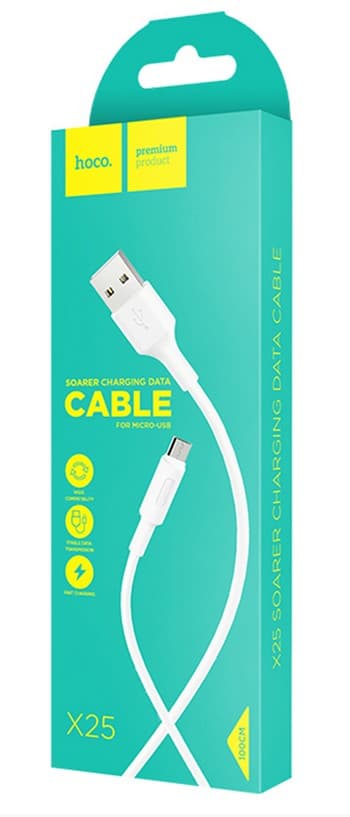 Main image of Hoco X25 для MicroUSB 2.0A (1м)