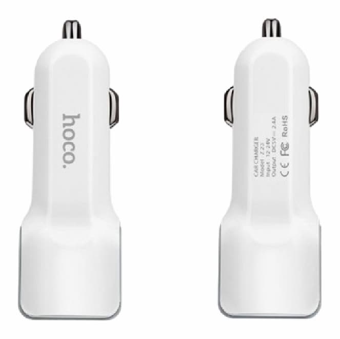Main image of Hoco Z23 2USB, 2.4A (удлиненный корпус)